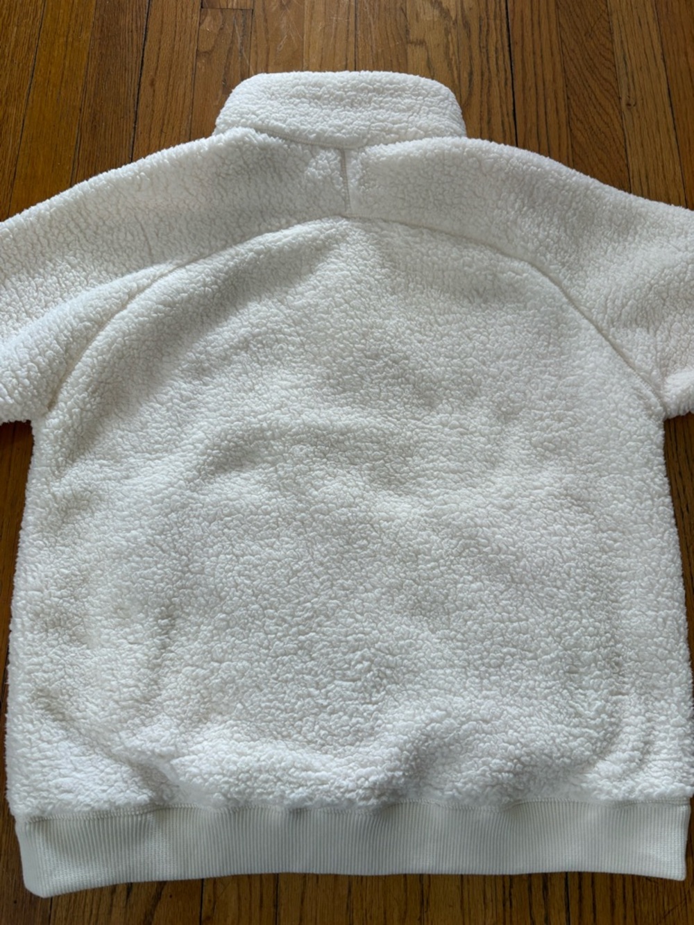 Women's GOAT brand Cream Sherpa Zip-Front Jacket - Picture 6 of 8